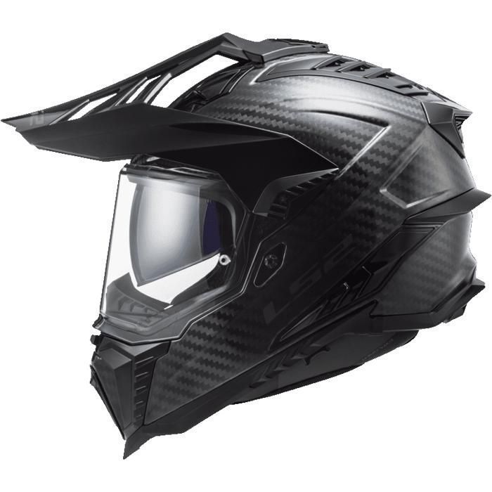 LS2 MX701 EXPLORER CARBON SOLID INTEGRAALHELM