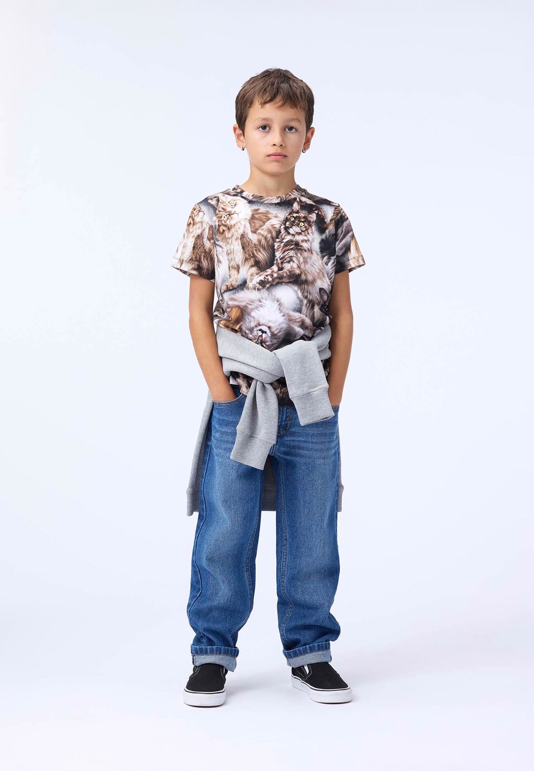 Molo RALPHIE T-shirt met korte mouwen - Bedrukt T-shirt - lichtbruin