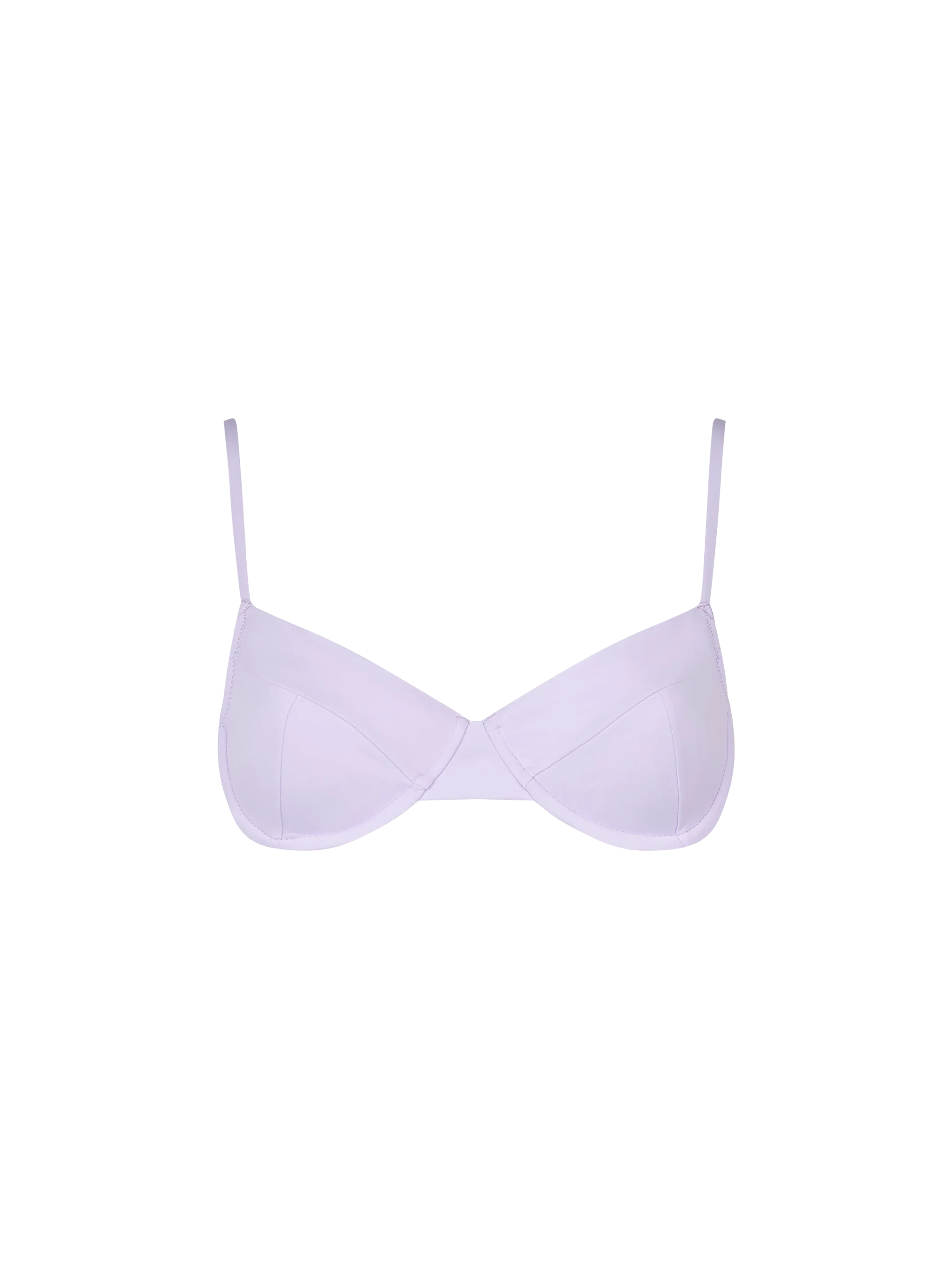 Disfraz da bagno donna bralette lila con ferretto