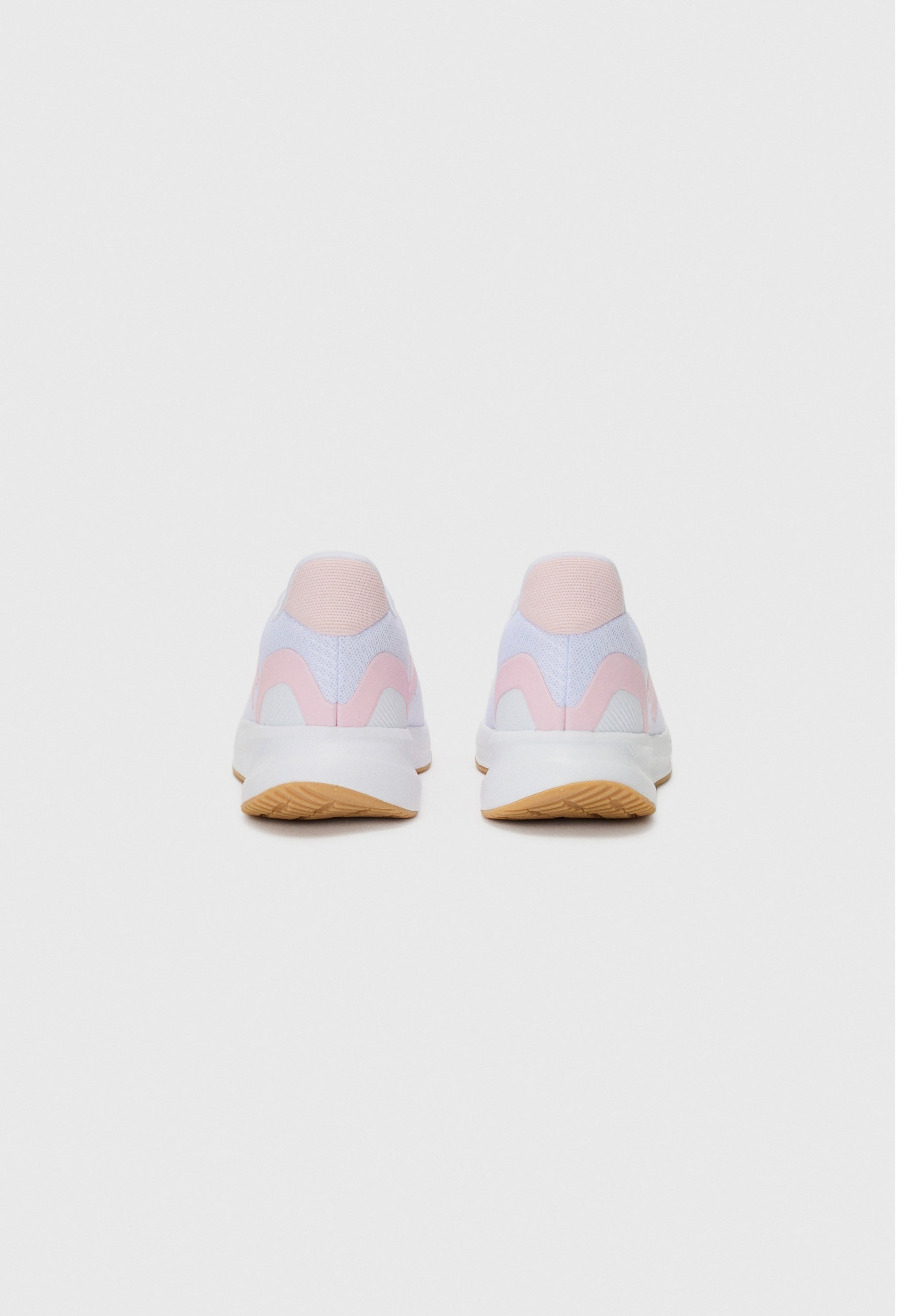 adidas Performance RUNFALCON - Cestovne tenisice za trčanje - ftwr bijela/prozirno ružičasta/temno crna