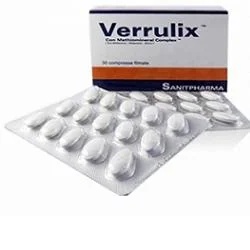 Verrulix voedingssupplement met methionine en minerale zouten, 30 tabletten met vertraagde werking voor het immuunsysteem.