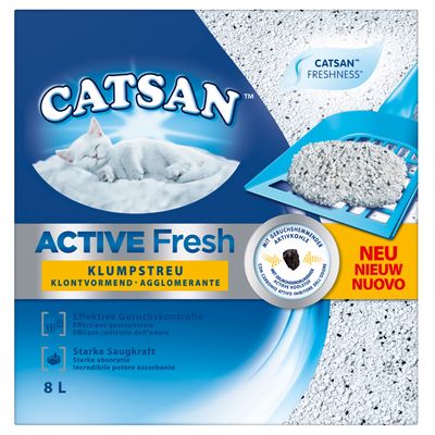Areia aglomerante Catsan Active Fresh