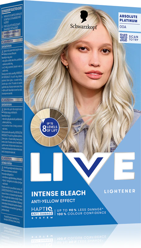 Знебарвлювач для волосся Schwarzkopf LIVE Intense Bleach