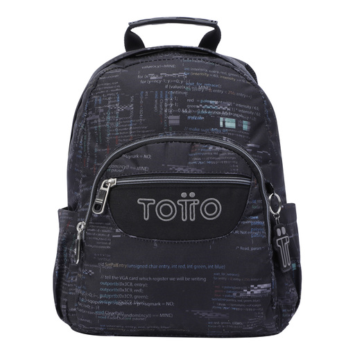  Mochila Escolar Totto Letras Internet Tempera