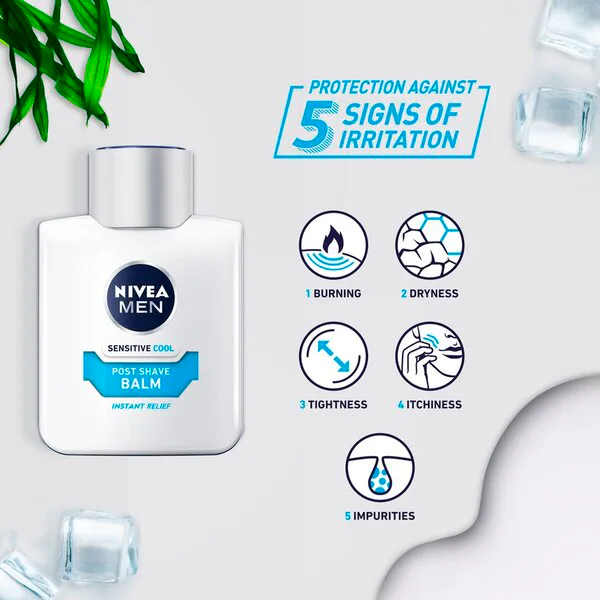 Balsam după ras NIVEA Men Sensitive Cool 100 ml - Ten sensibil