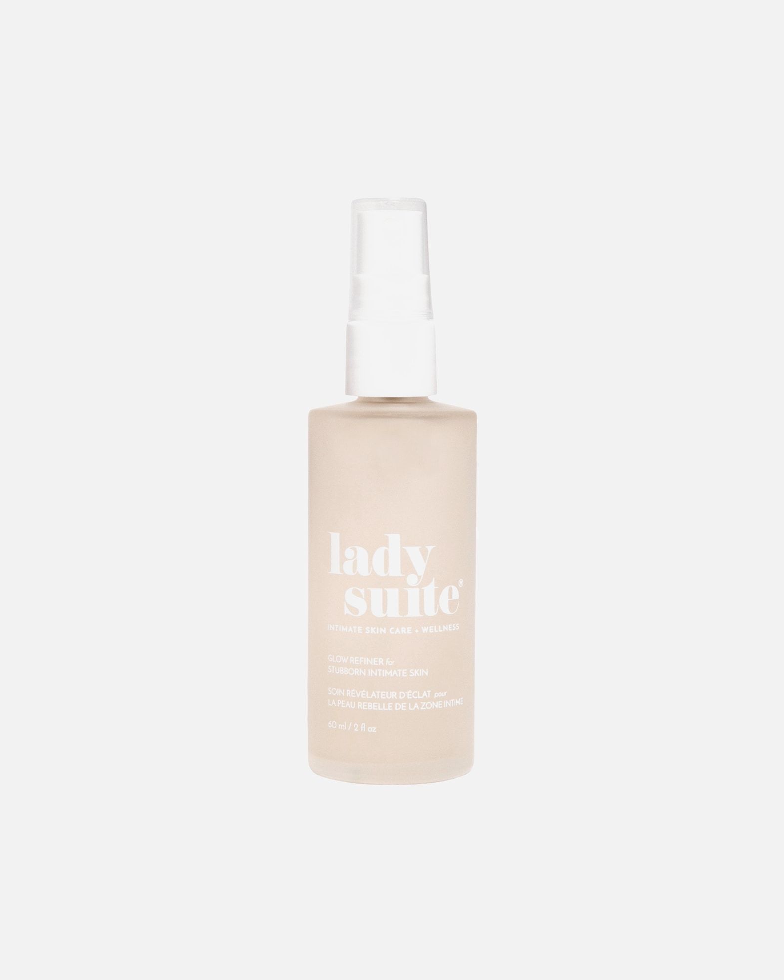 „Lady Suite“ intymios higienos švytėjimo suteikiantis švytėjimo suteikiantis losjonas „Glow Refiner“ – 60 ml