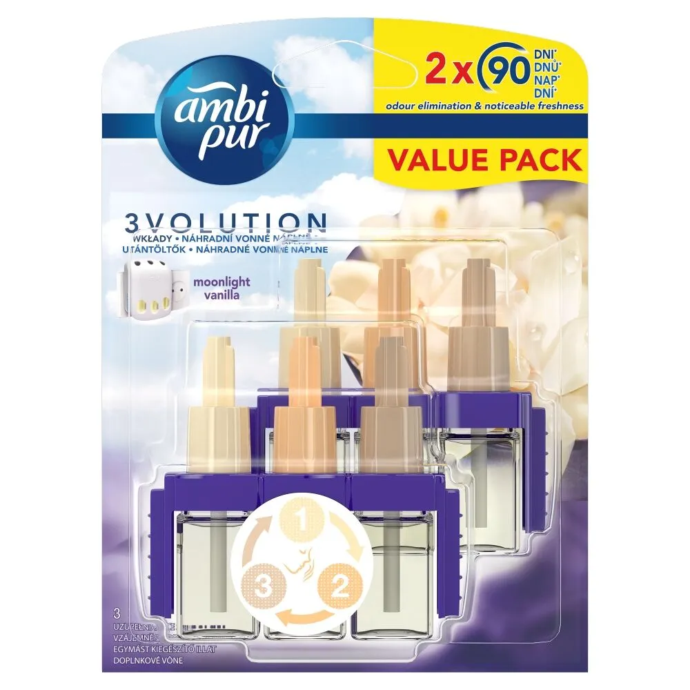 Ambi Pur Elektryczny Odświeżacz Powietrza Moonlight Vanilla
