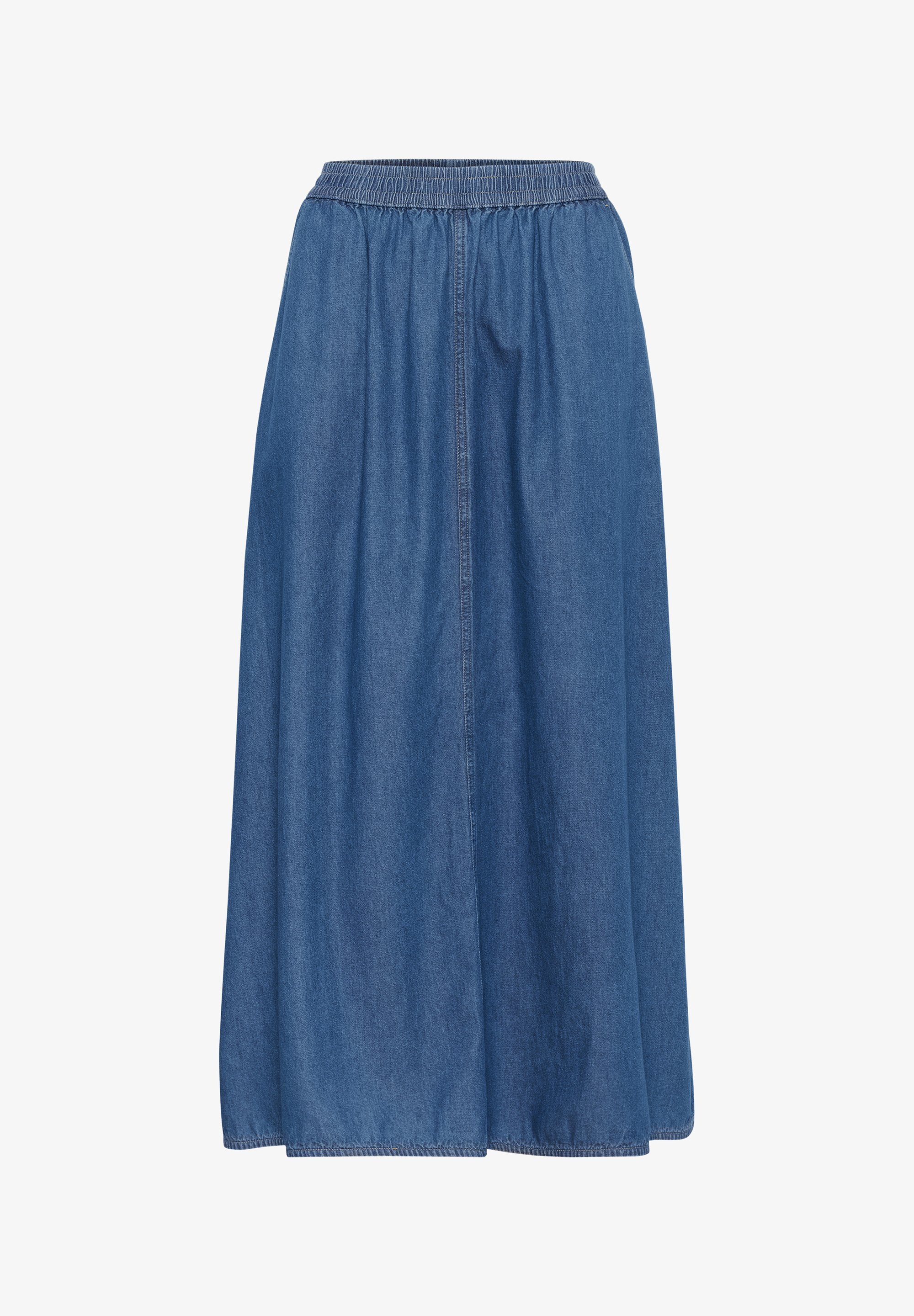 Kaffe LUISE - Fusta maxi - cambray albastru inchis