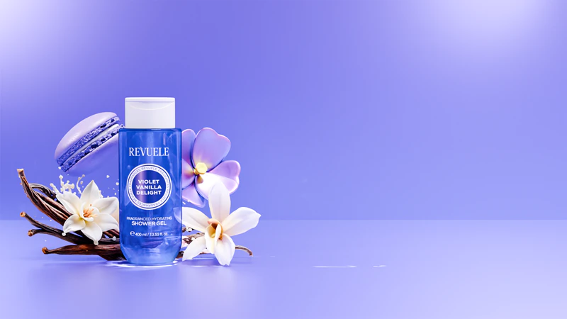 Revuele Violet Vanilla Delight Duftendes Feuchtigkeitsspendendes Duschgel