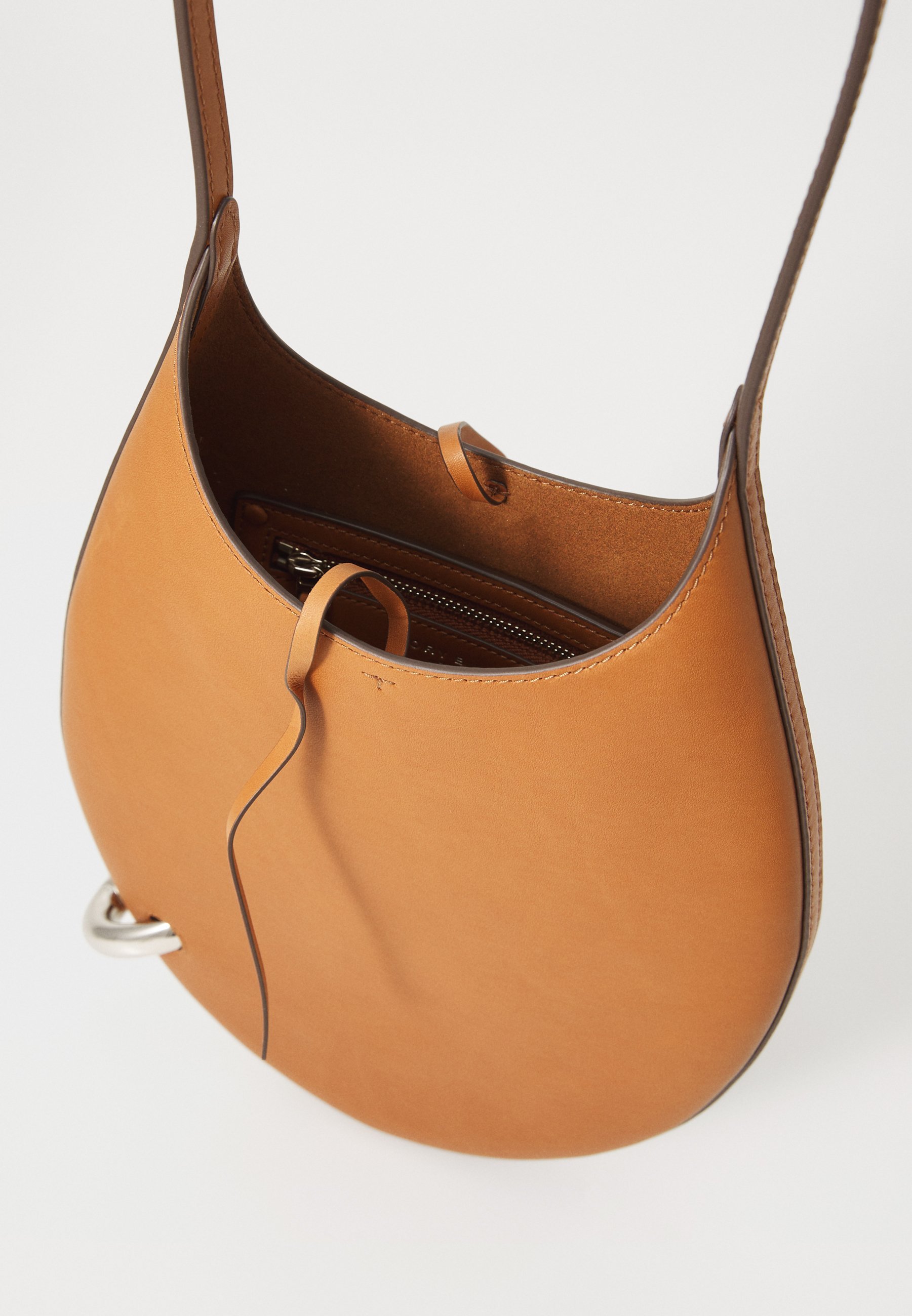 Tory Burch PIERCED SMALL BAG - Handtas - verouderd bruin