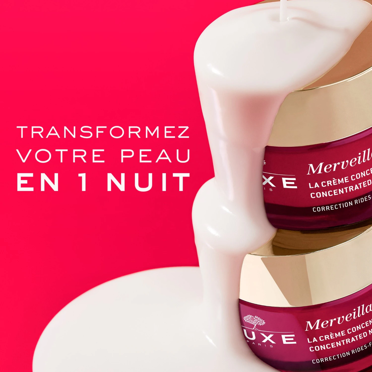 NUXE Crème Concentrée de Nuit, soin visage anti-âge