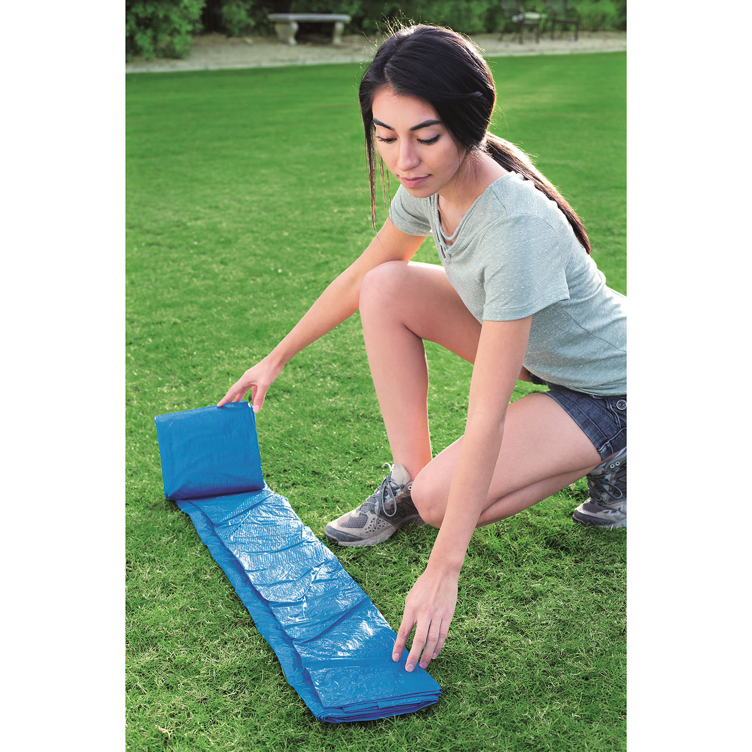 Capa de proteção para piso de piscina Bestway 274 x 274 cm