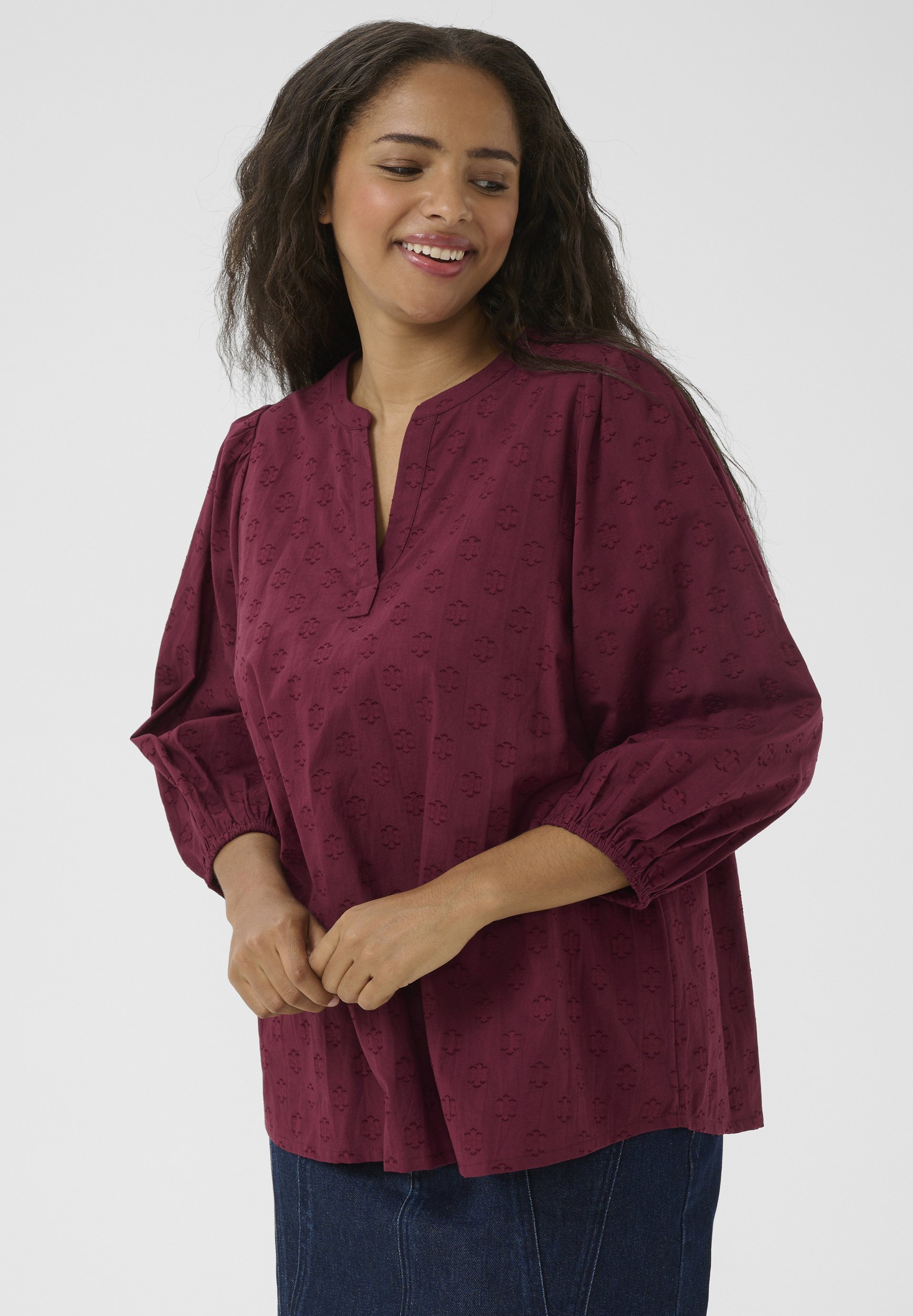 Kaffe Curve LOULOU - Blouse - Windsor Wine