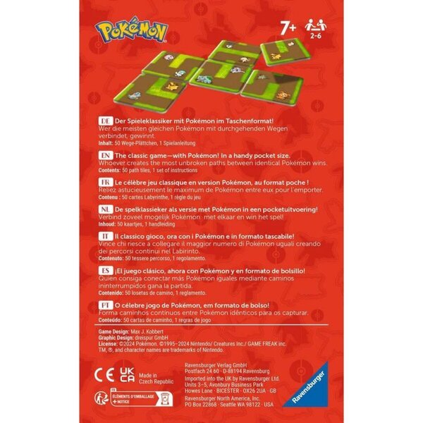 Ravensburger Pokémon Labyrinth džepna igra