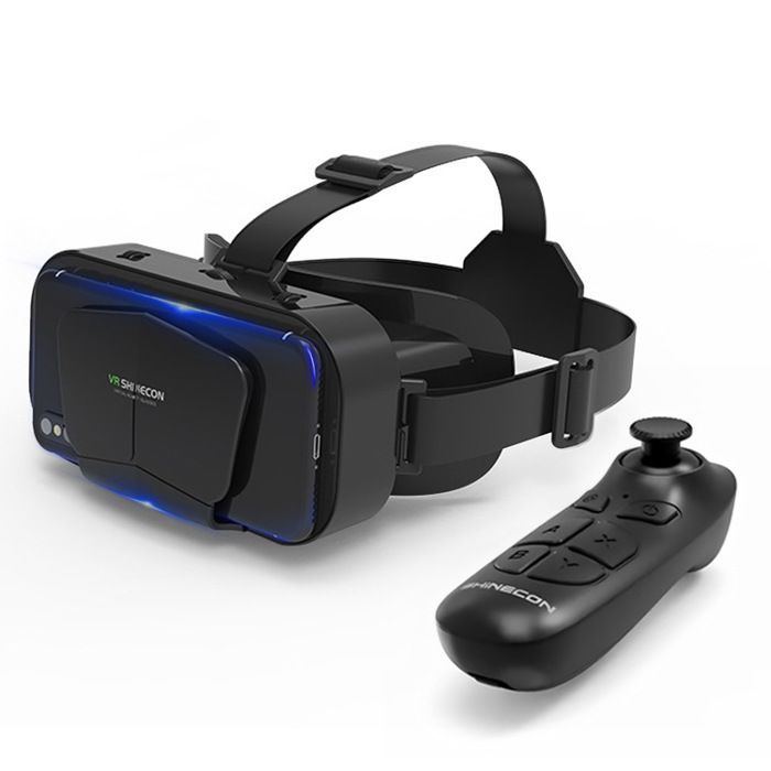 VR-Headset, 3D-Virtual-Reality-Headset, kompatibel mit iPhone und Android-Smartphones, 2K-HD-Bildqualität und Blaulichtfilter