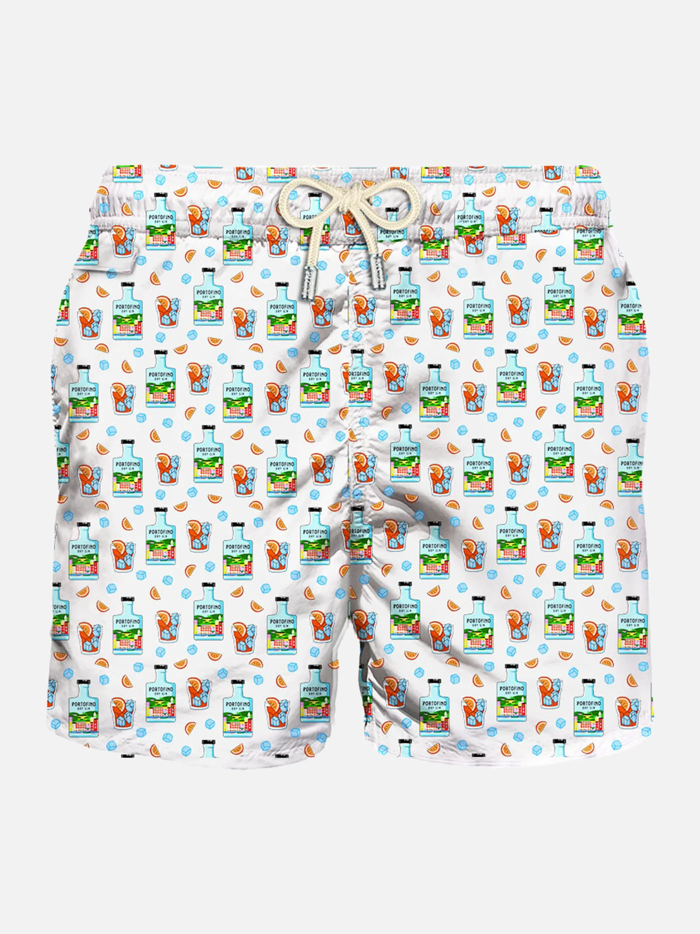 Costume da bagno da uomo in tessuto leggero con stampa Gin | PORTOFINO