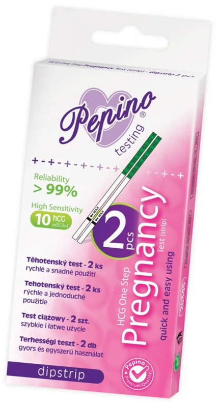 Pepino Dipstrip - dispositivo médico para teste de gravidez