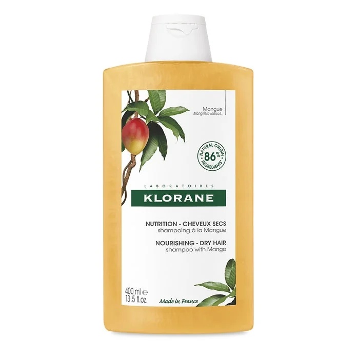 KLORANE Shampoo met mangoboter 400 ml Voedt droog haar