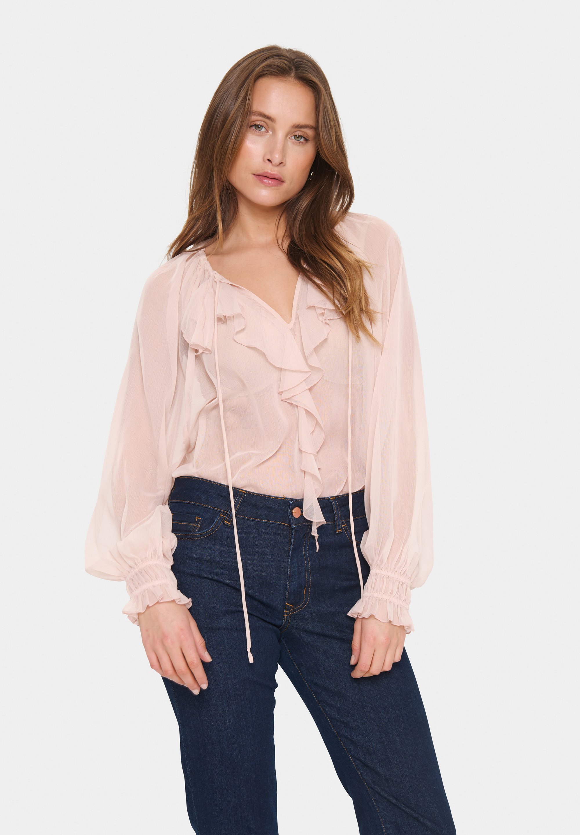 Saint Tropez LAZIESZ - Blouse - sepia roze