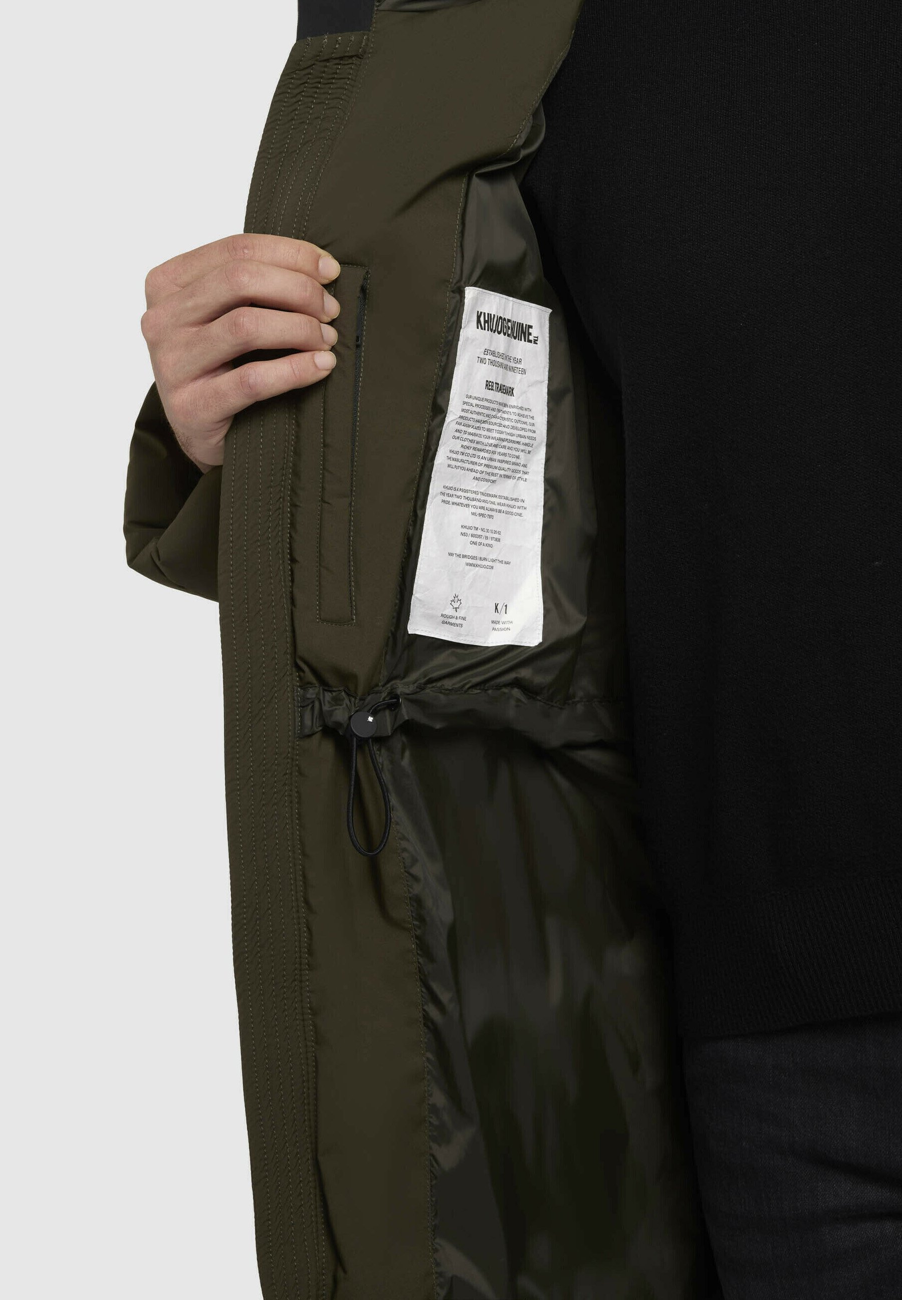 khujo WELM MATT - Manteau d'hiver - vert foncé