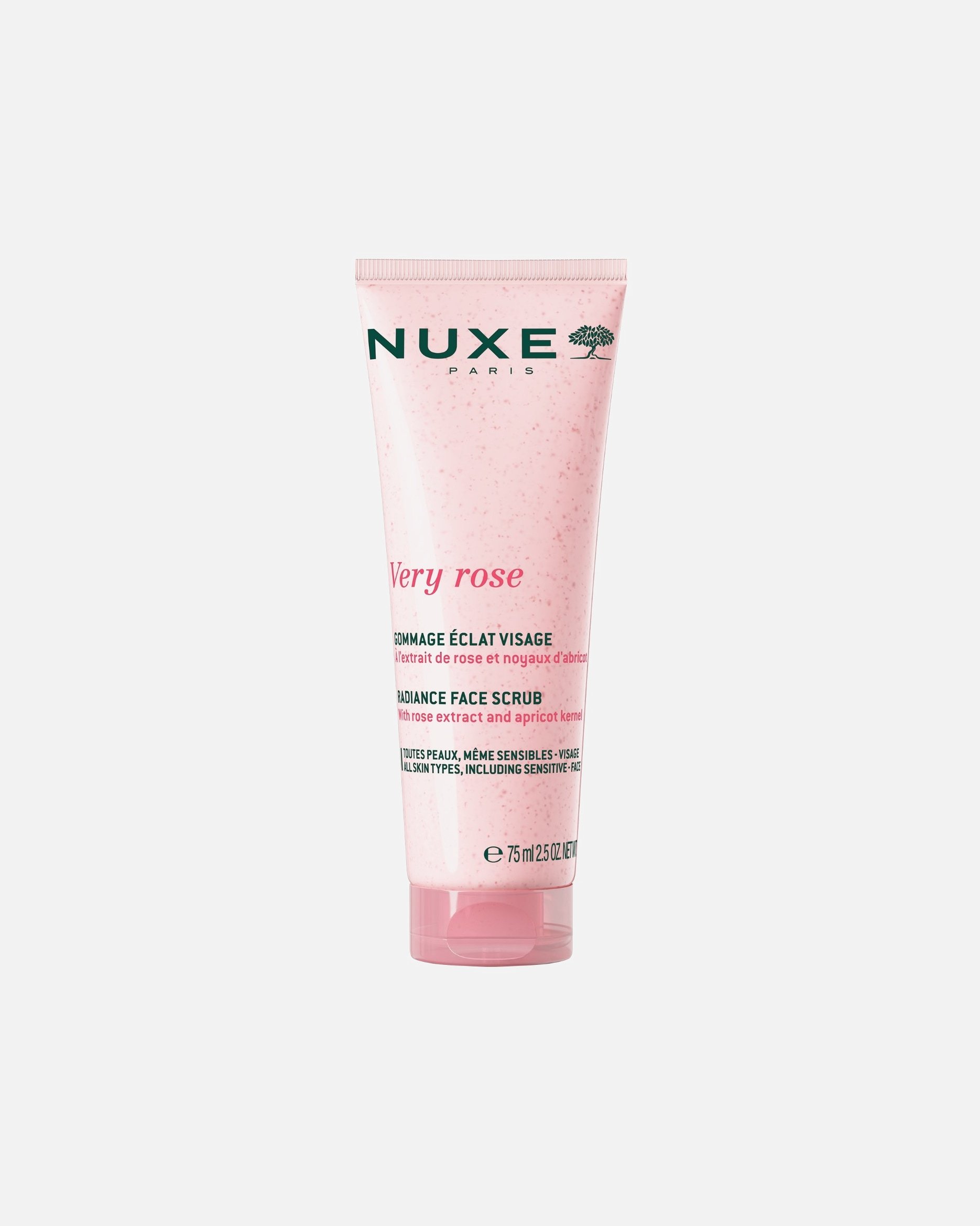 NUXE Skincare пилинг за лице са сјајем руже - 75 мл