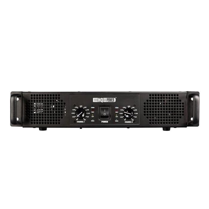 DJ PA Amplifier - HQ Power SAGIRA 150 HQAA10010 - stereo 2x150 W RMS (2U - 19