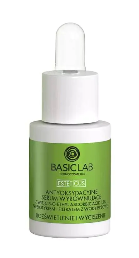 BasicLab Esteticus Antyoksydacyjne serum wyrównujące z witaminą C