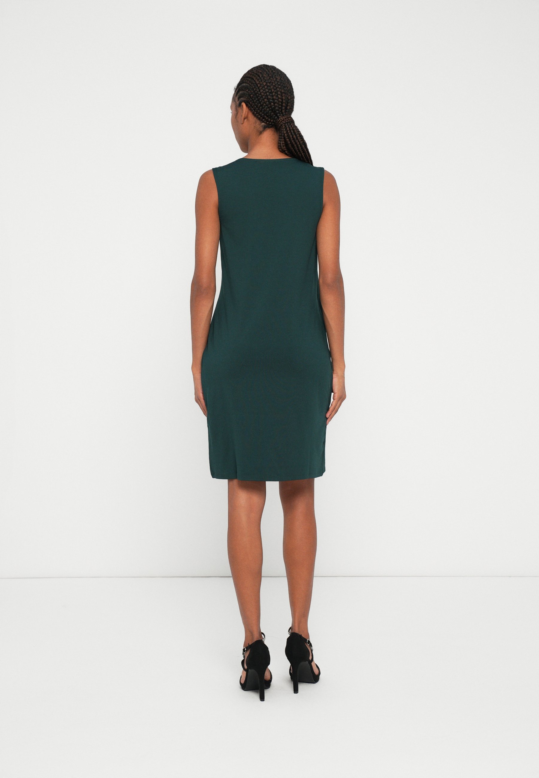 Robe mini sans manches Anna Field - Robe en jersey - Vert foncé