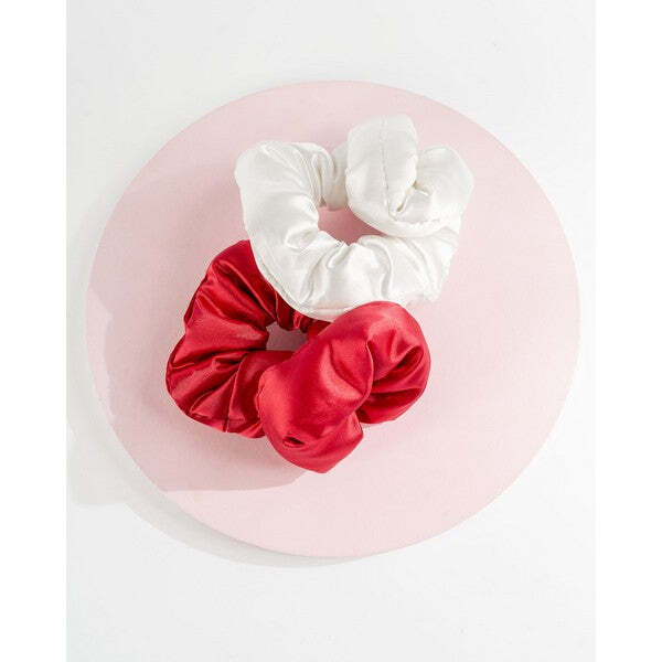 Brushworks Limited Edition Large Cloud Scrunchies (červené)