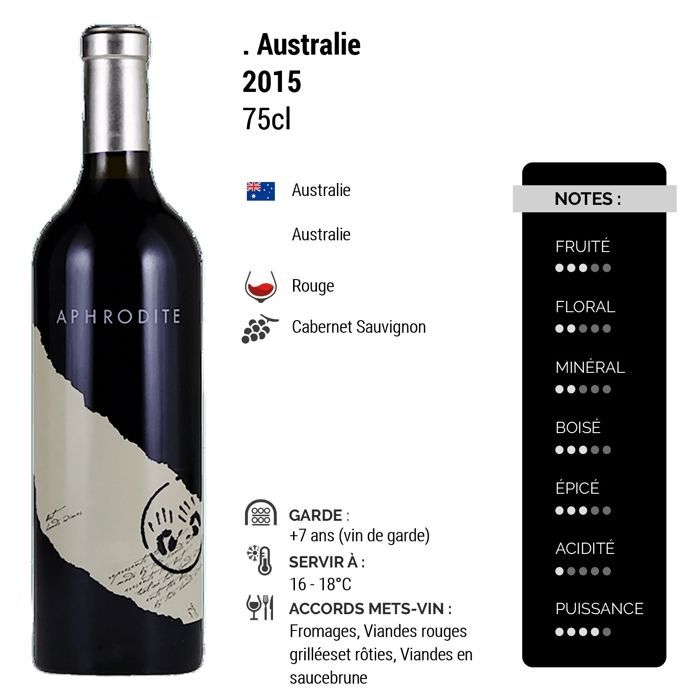 Two Hands Australia Barossa Valley Aphrodite 2015 - Australian Red Wine (3x75cl)
