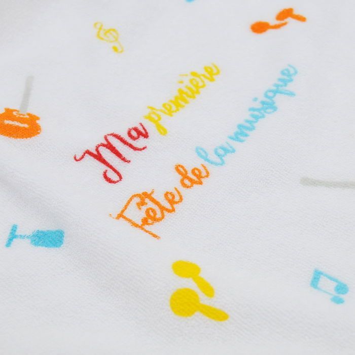 Babycalin - Lot de 7 bavoirs à lacets Mes premières fois - 6 mois
