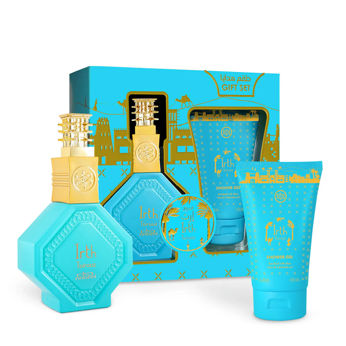 Souq Irth Fairooz Gift Set - Cofanetti profumo unisex, Cofanetto Profumo Donna, Cofanetto Profumo Uomo, Eau de Parfum Unisex, Eau de Parfum
