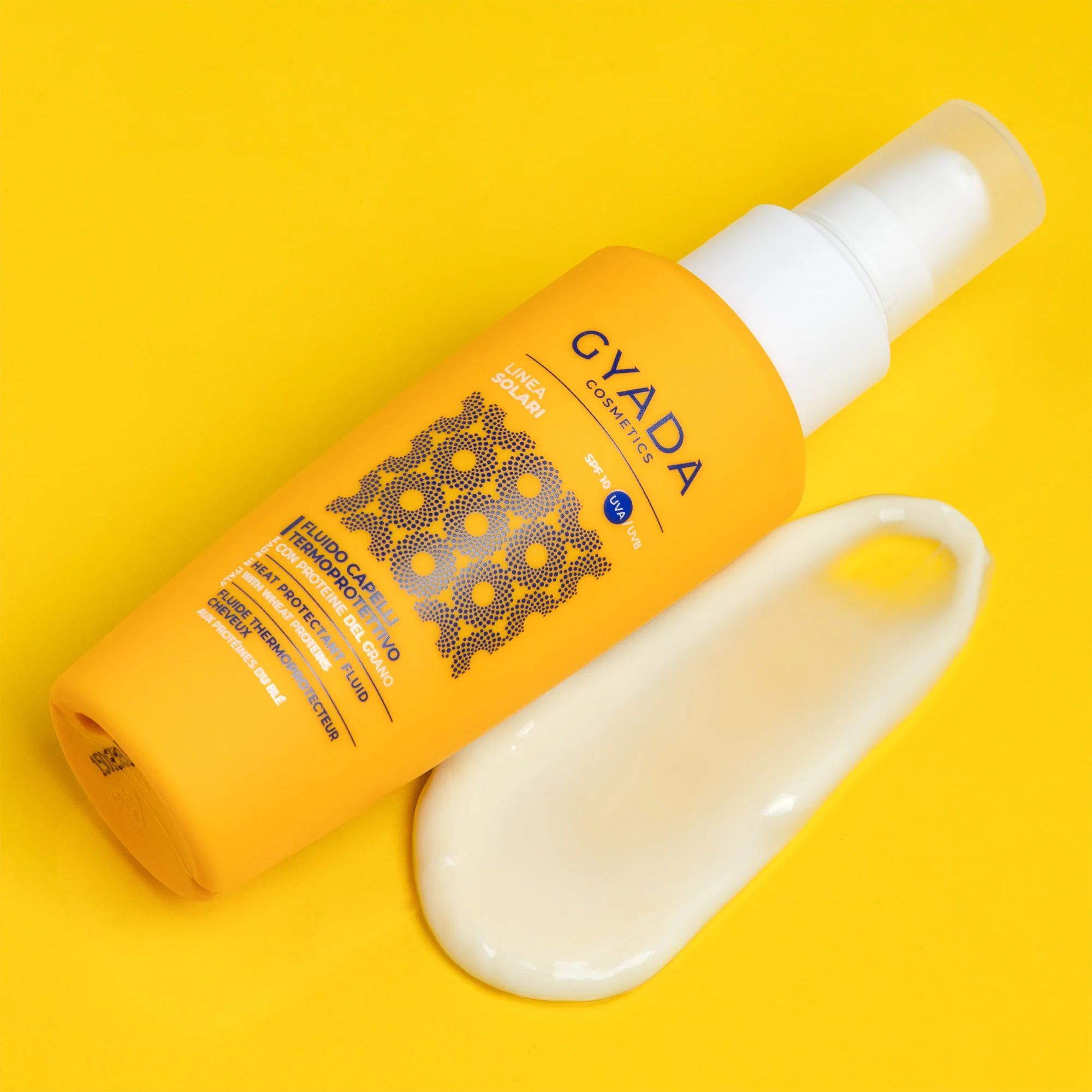 Solari Fluido Capelli Termoprotettivo Con Spf 10 - Crema Capelli Styling & Finish, Trattamento Protezione Solare Capelli