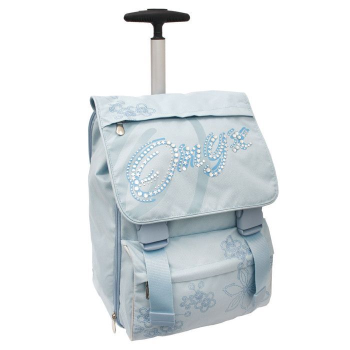 Mochila pré-escolar com rodinhas Onyx Five Blue de 35 cm