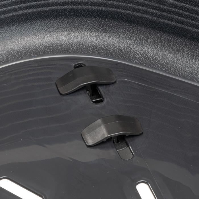 Cesta con cojín negra - Tamaño M - 64 x 48 x 25 cm - FERPLAST