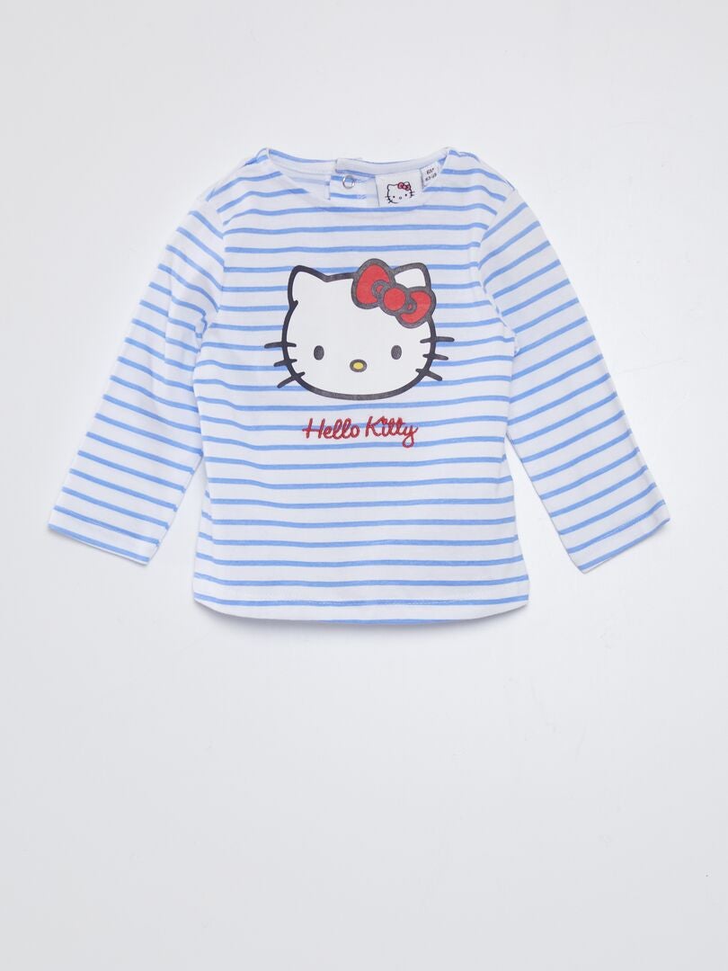 Hello Kitty T-shirt met lange mouwen - WIT