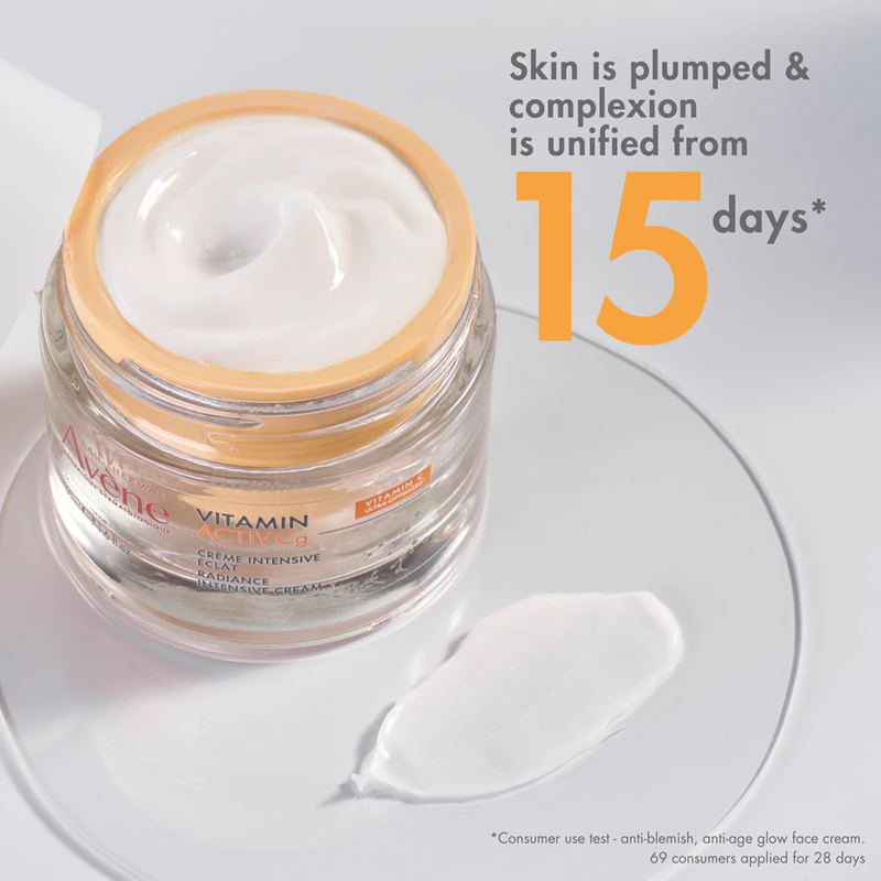Avène Vitamin Activ Cg Radiance Intensive Cream, creme iluminador antirrugas com vitamina C.