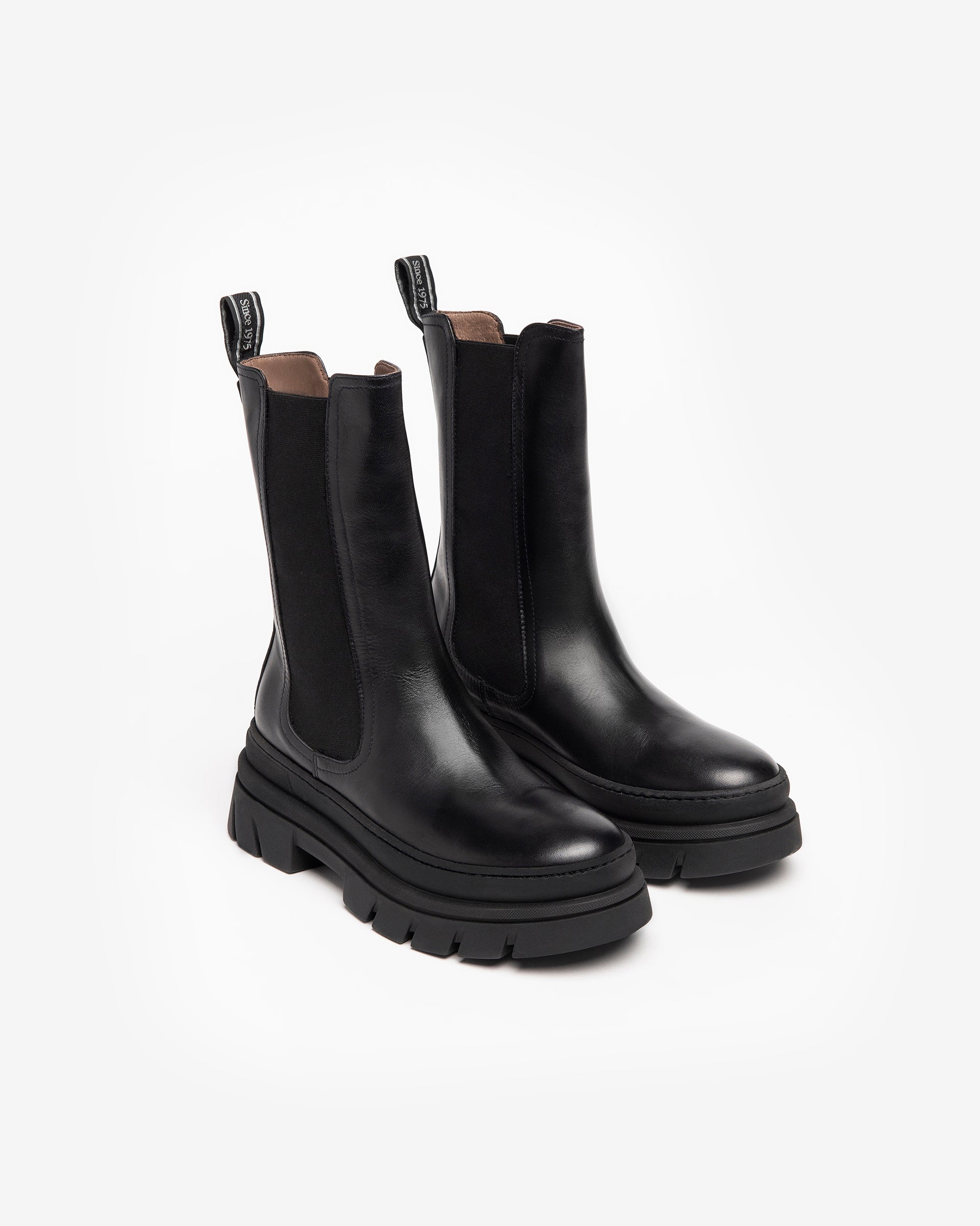  Chelsea-Boots aus Leder für Damen