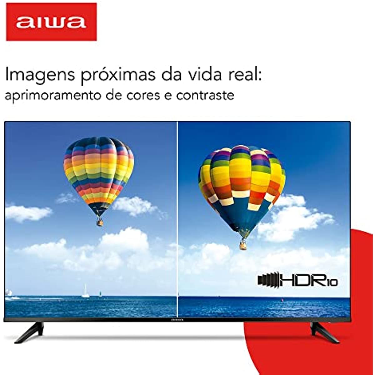 Älytelevisio Aiwa 50” 4K, erittäin ohut reuna, HDR10, Dolby Audio - AWS-TV-50-BL-01 50