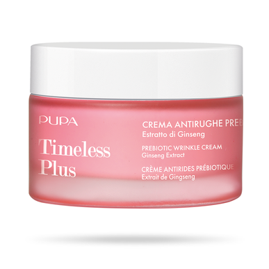 Pupa Timeless Plus Prebiotic Wrinkle Cream Ikääntymistä ehkäisevä kasvovoide 50 ml 50 ml