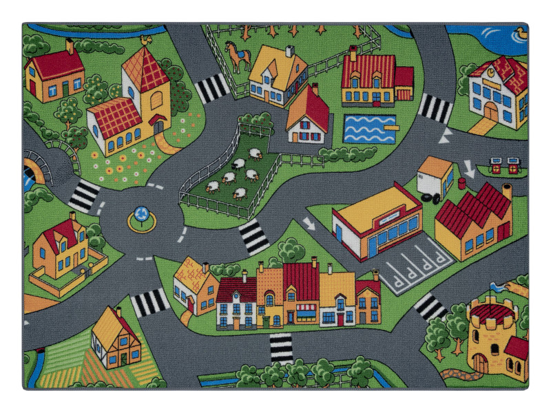 DYWAN REBEL ROADS Village life 90 Osada, dla 95x133 cm