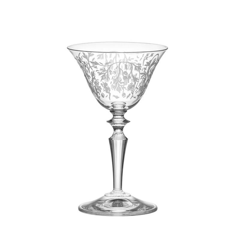 Spedizione gratuita 4 bicchieri da cocktail da 150 ml, bicchieri da Martini, set di 4 bicchieri decorati in legno di assenzio