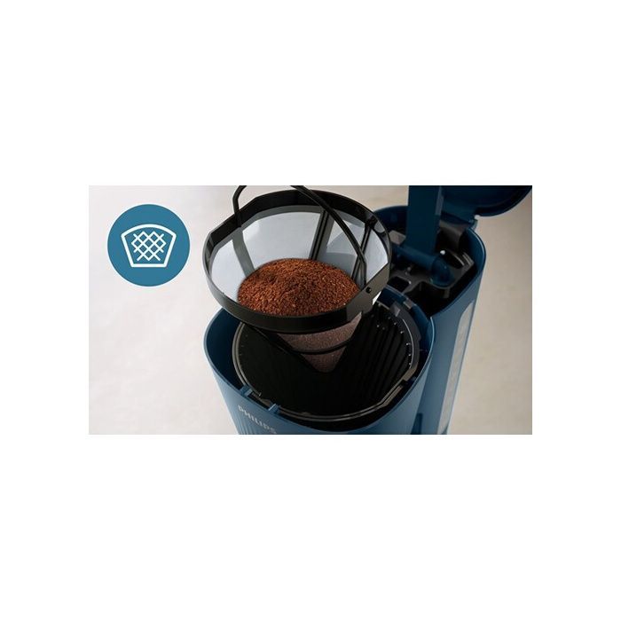 Cafetière - PHILIPS - HD7411/70 - 1.25L - Arrêt automatique - Filtre permanent