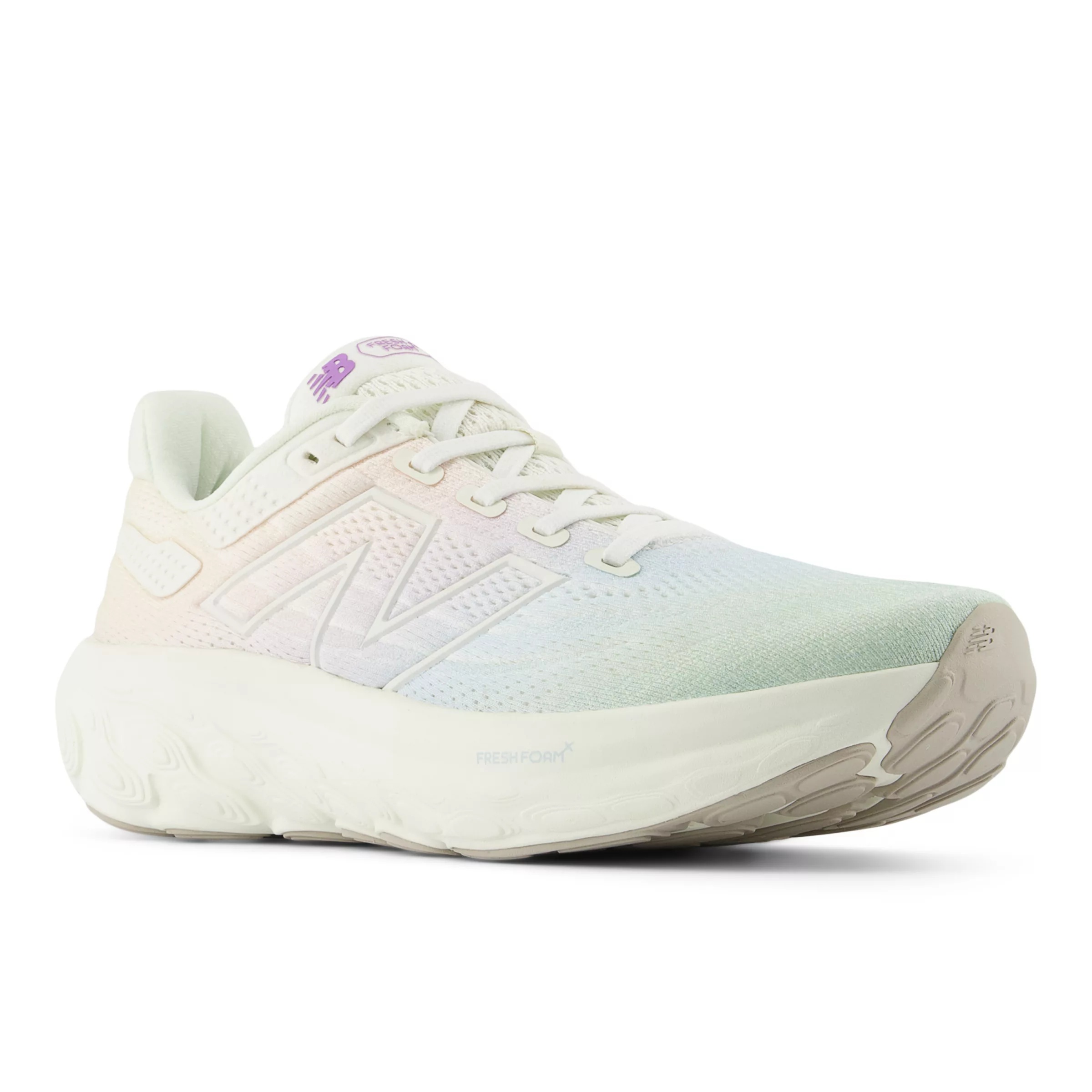 Fresh Foam X 1080 v13 Sea salt con purple fade e quarry blue