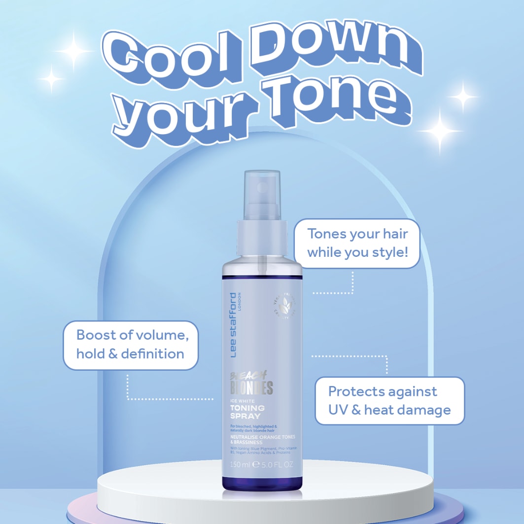 Lee Stafford Hair Styling-Blondierspray Tonifiere Ice White - 150 ml