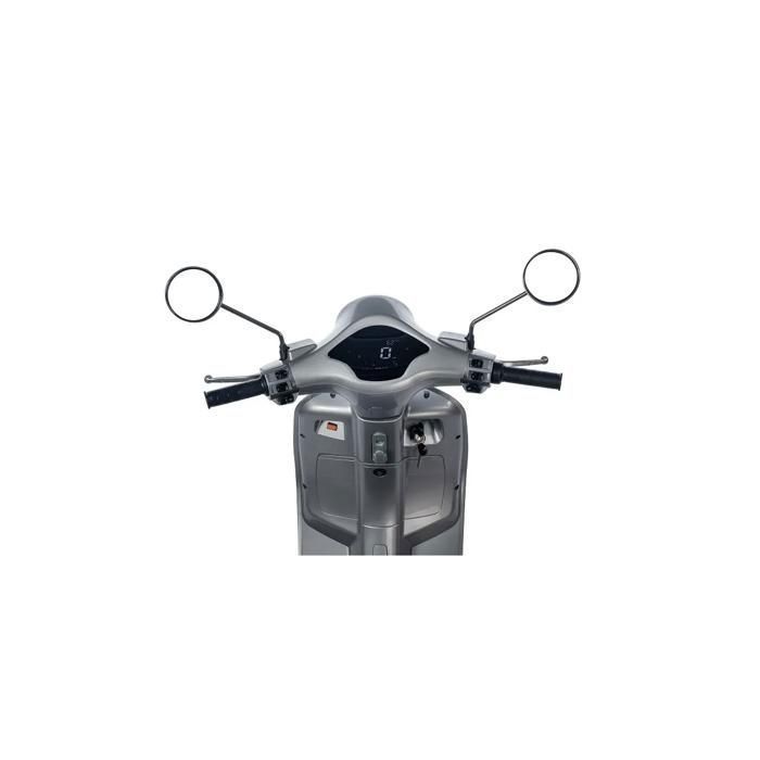 Scooter Électrique VISCOT 125cc – Moteur Brushless 5900W, Autonomie 120 km - Couleur: Argent
