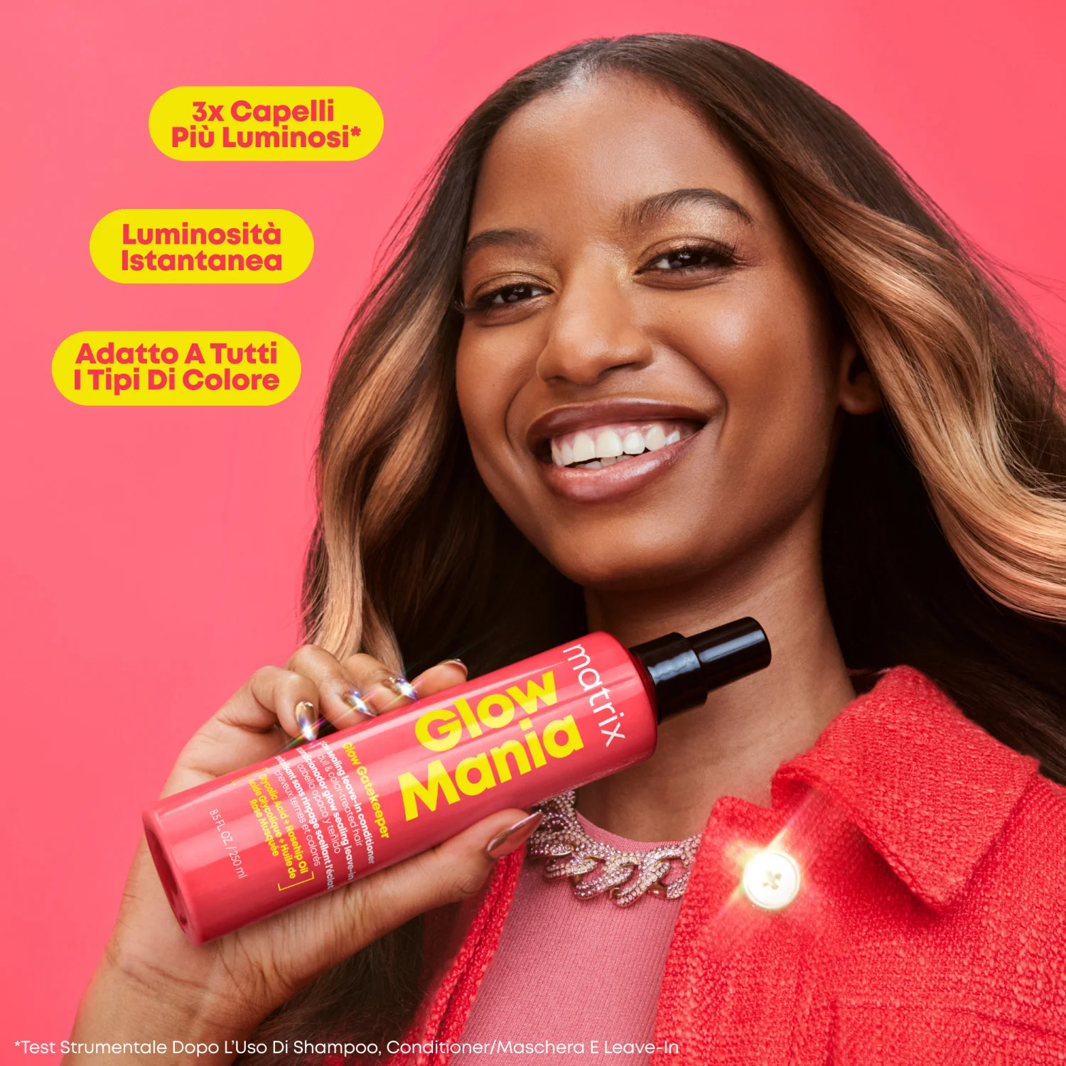 Glow Mania Glow Gatekeeper - Glow Sealing Leave-In Conditioner - Spray Capelli Styling & Finish, Spray Termo Protettivo