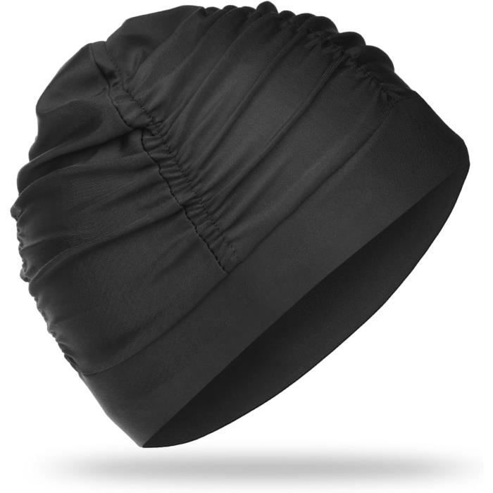 Bonnet de bain - Extra large - Tissu nylon élastique - Confortable - Pour cheveux longs