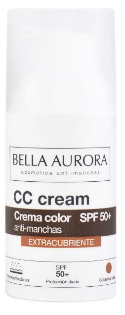 BB a CC krém proti škvrnám na farbe pleti SPF 50