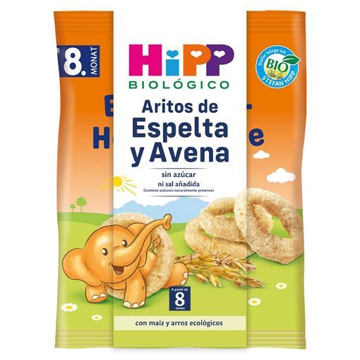 Pirini in ovseni Aritos prigrizki 8M Nadaljnje mleko in hrana